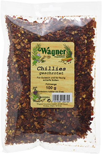 Wagner Gewürze Chillies geschroten, 2er Pack (2 x 100 g) -