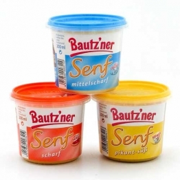 Bautzner Senf Trio (3 Sorten à 200 ml) -