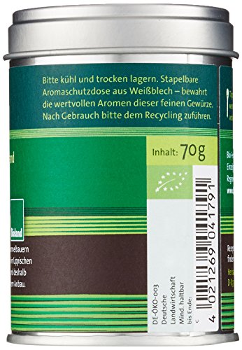Herbaria Kümmel ganze Samen, 1er Pack (1 x 70 g Dose) - Bio - 
