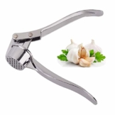 Jsdoin Knoblauchpresse edelstahl, Garlic Press, Knoblauchschneider Knoblauch Crusher, Praktischer knoblauchpresse Spülmaschinenfest Robust… - 1